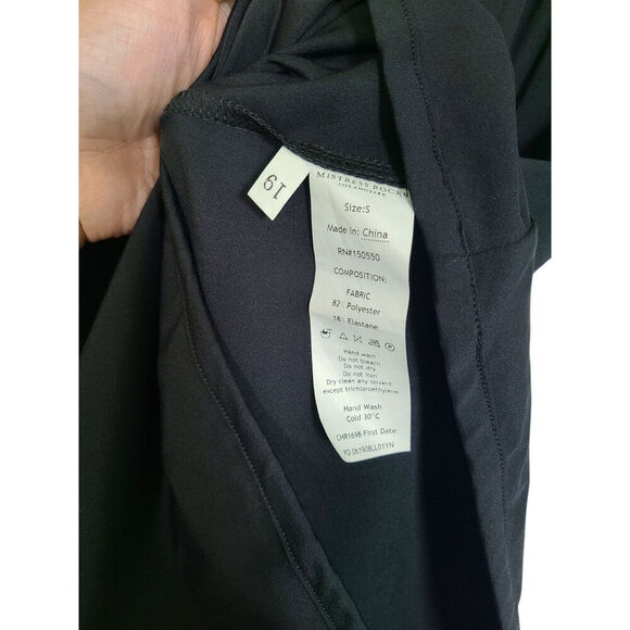 Mistress Rocks House of CB Black Off the Shoulder Corset Dress Size S - Picture 9 of 9